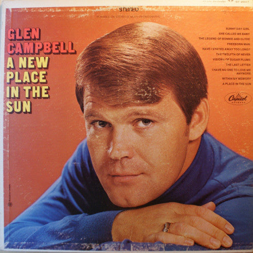 Glen Campbell ‎– A New Place In The Sun - 1968 - Country (Vinyl )