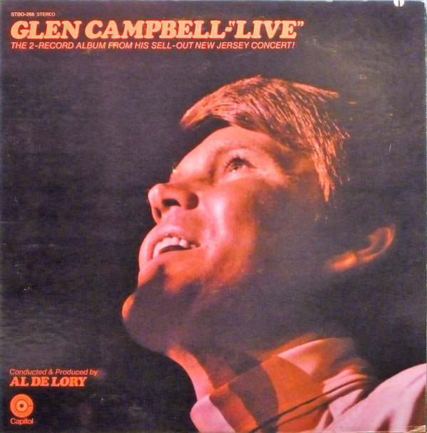 Glen Campbell ‎– Live - 2 lps set- 1969- Country , Folk (vinyl)