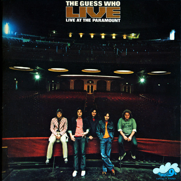 Guess Who ‎– Live At The Paramount -  1972- Classic Rock (Vinyl)