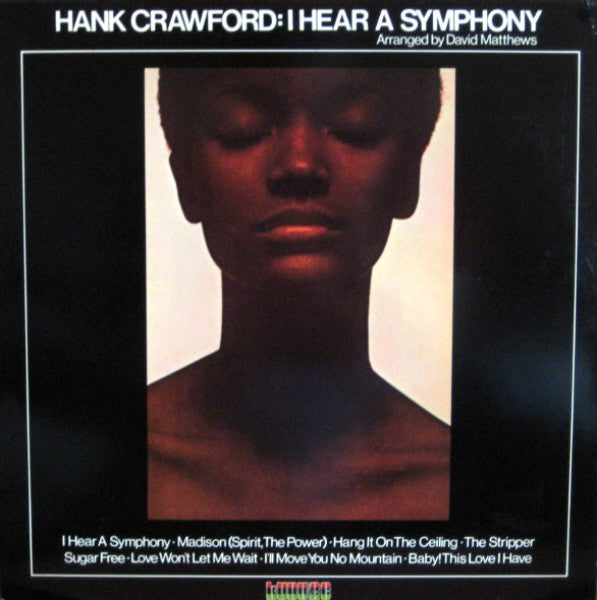 Hank Crawford ‎– I Hear A Symphony -1975 Funk, Soul-Jazz (vinyl)
