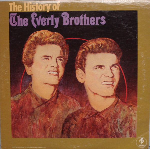 Everly Brothers ‎– The History Of The Everly Brothers -1974-2 LPS -Rock & Roll (Vinyl)