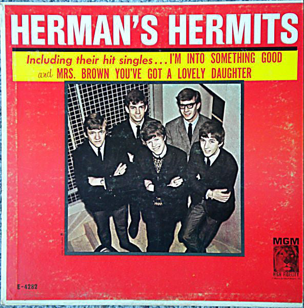 Herman's Hermits ‎– Introducing Herman's Hermits (2nd cover) 1965 pop Rock (vinyl)