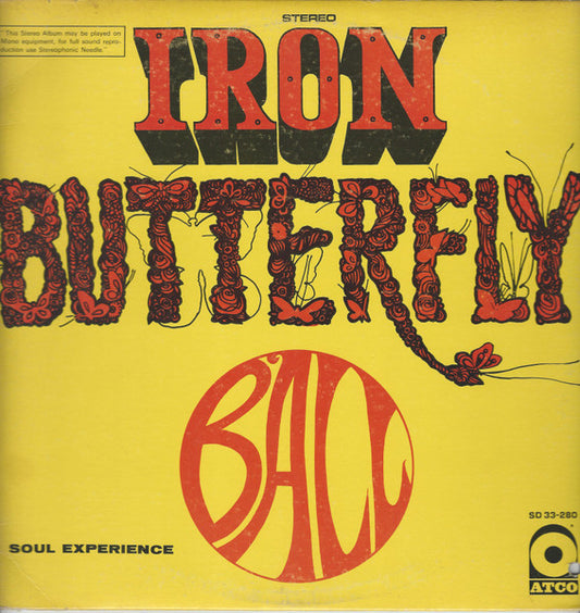 Iron Butterfly – Ball - 1969-Psychedelic Rock ( Clearance Vinyl ) definite marks