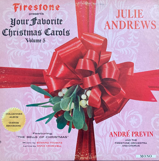 Julie Andrews With André Previn And The Firestone Orchestra And Chorus – Your Favorite Christmas Carols Volume 5- 1966 Christmas ( Vinyl)