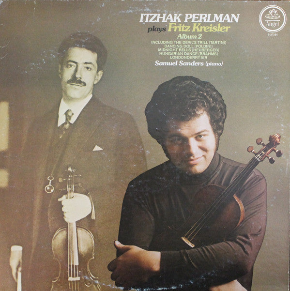 Itzhak Perlman ‎– Itzhak Perlman Plays Fritz Kreisler, Album 2 -1977 -  Baroque, Classical, (vinyl)