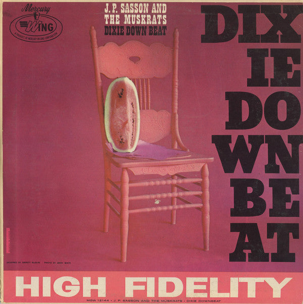 J.P. Sasson And The Muskrats ‎– Dixie Downbeat -1959-Jazz Style: Dixieland (vinyl)
