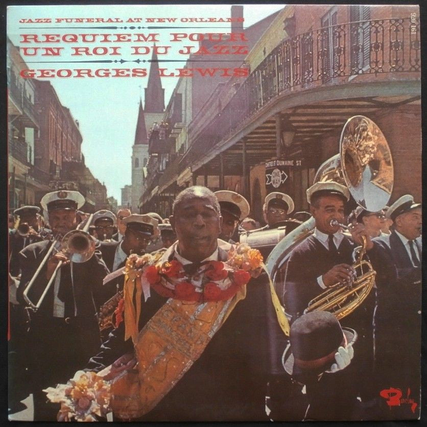 Eureka Brass Band, The Olympia Brass Band*, Jacques Chapus ‎– Requiem Pour Un Roi Du Jazz - George Lewis - 1969 (Rare Jazz Vinyl)