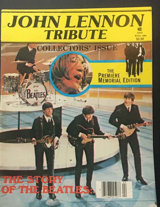 JOHN LENNON TRIBUTE 1980, Collector's Issue, The Story of the Beatles, RARE