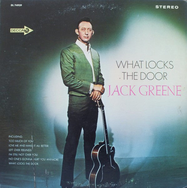 Jack Greene ‎– What Locks The Door - 1967- Folk, World, & Country (vinyl)