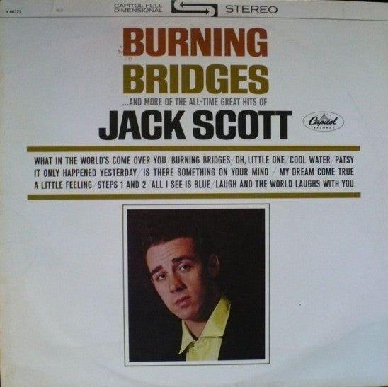 Jack Scott ‎– Burning Bridges -1964- Country, Rockabilly Rock (vinyl)