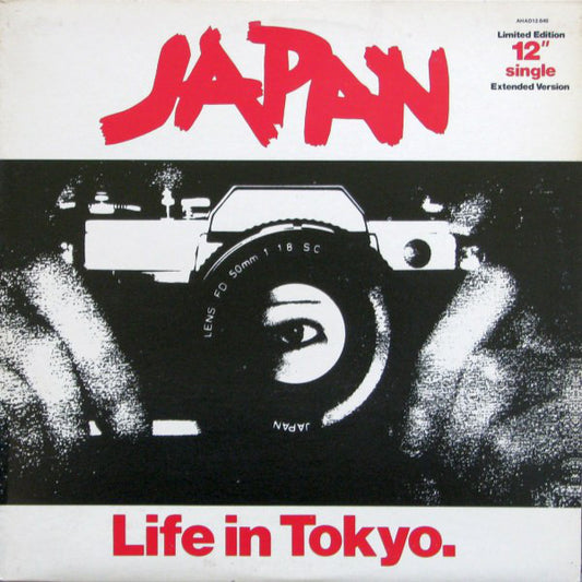 Japan ‎– Life In Tokyo -1979- Synth-pop, Disco 12", 33 ⅓ RPM, Single, Limited Edition