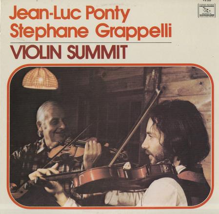 Jean-Luc Ponty, Stephane Grapelli ‎– Violin Summit -1979 - Jazz  Fusion (vinyl)