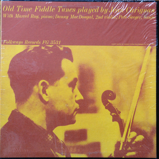 Jean Carignan ‎– Old Time Fiddle Tunes Played By - 1960-Folk, World, & Country (Rare Vinyl)