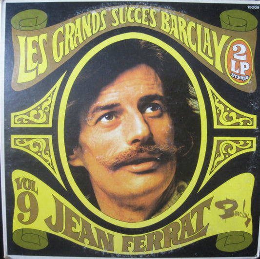 Jean Ferrat ‎– Les Grands Succes Barclay - Vol 9 (2 lps)  Chanson, Ballad (rare vinyl)