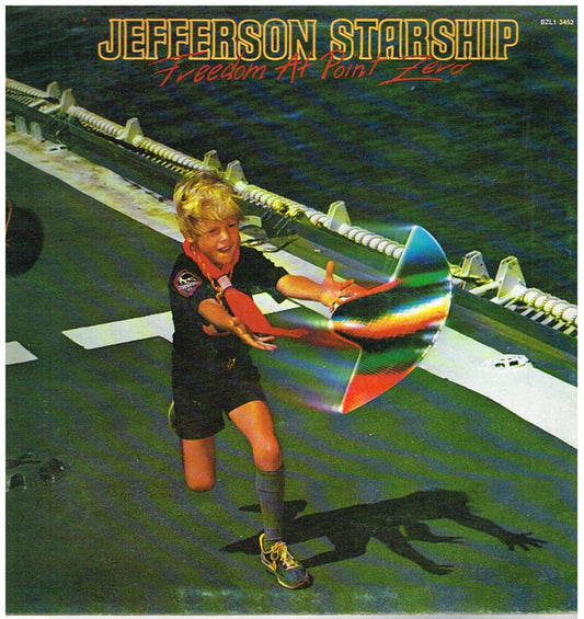 Jefferson Starship ‎– Freedom At Point Zero -1979- Classic Rock (clearance vinyl) Spline Damaged Cover / Excellent Vinyl
