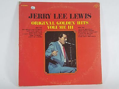 Jerry Lee Lewis ‎– Original Golden Hits Volume III - 1971 Rock & Roll, Country Rock (vinyl)
