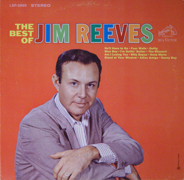 Jim Reeves -The Best Of Jim Reeves -1964 Country (Clearance Vinyl)