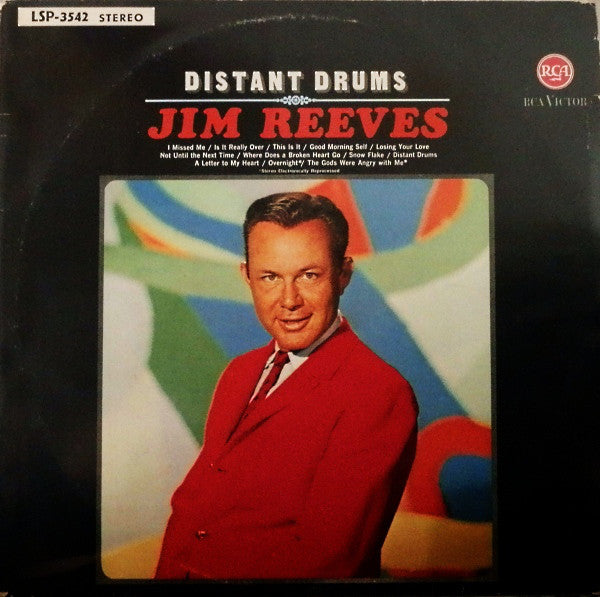 Jim Reeves ‎– Distant Drums - 1966 - Folk, Country (vinyl)