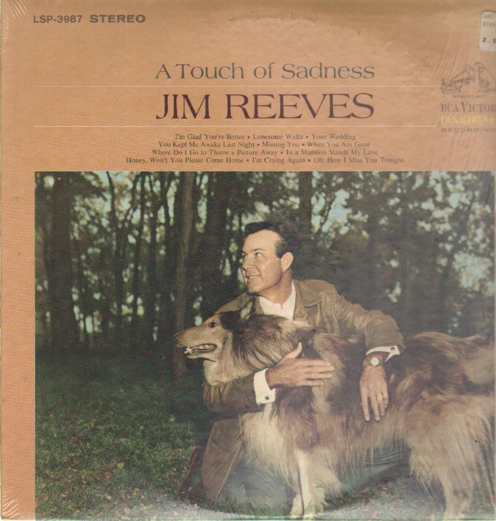 Jim Reeves ‎– A Touch Of Sadness -1968 - Folk, World, & Country (Clearance Vinyl)