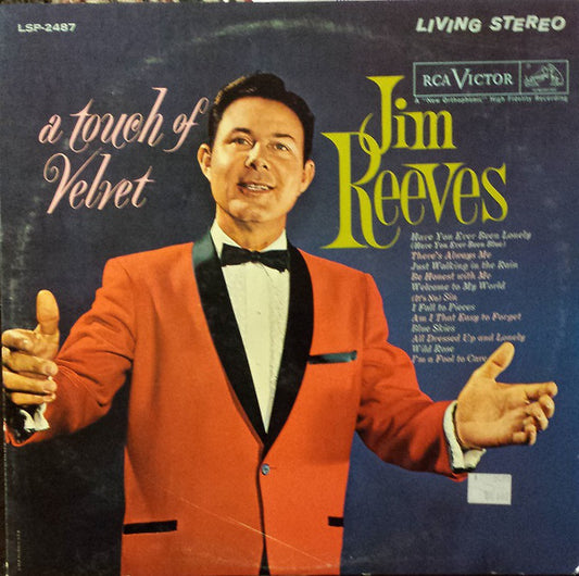 Jim Reeves ‎– A Touch Of Velvet -1962-  Pop, Folk,  (vinyl)