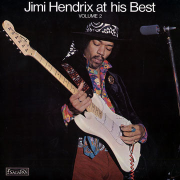 Jimi Hendrix ‎– Jimi Hendrix At His Best (Volume 2) - 1972-Blues Rock, Psychedelic Rock -UK ( CLEARANCE VINYL)  BURN MARKS on VINYL