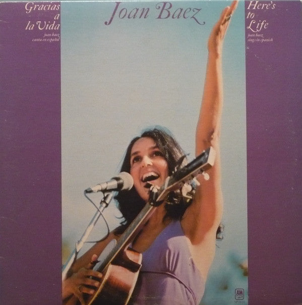 Joan Baez ‎– Gracias A La Vida (Here's To Life) 1974-Latin, Folk, World, Folk (vinyl)