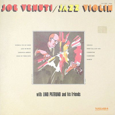 Joe Venuti With Lino Patruno And His Friends ‎– Jazz Violin - 1974 Jazz (vinyl)