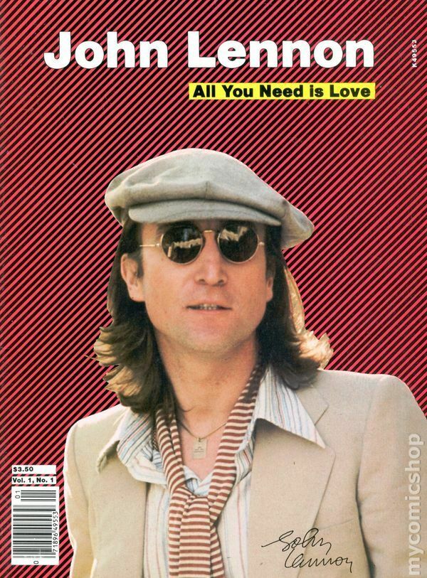 John Lennon - All You Need Is Love - 1980 Memorial Magazine & Bonus Magazine (No Cover)
