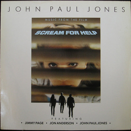 John Paul Jones Featuring Jimmy Page ● Jon Anderson ‎– Music From The Film Scream For Help - 1985-Soundtrack, Score (vinyl)