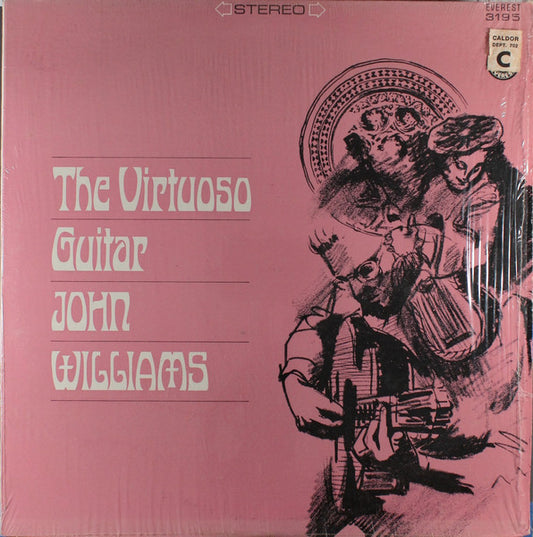 John Williams The Virtuoso Guitar -1974- Baroque, Romantic, Classical guitar (Vinyl)