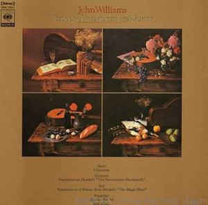 John Williams  ‎– Virtuoso Variations For Guitar - 1972- Classical (vinyl)