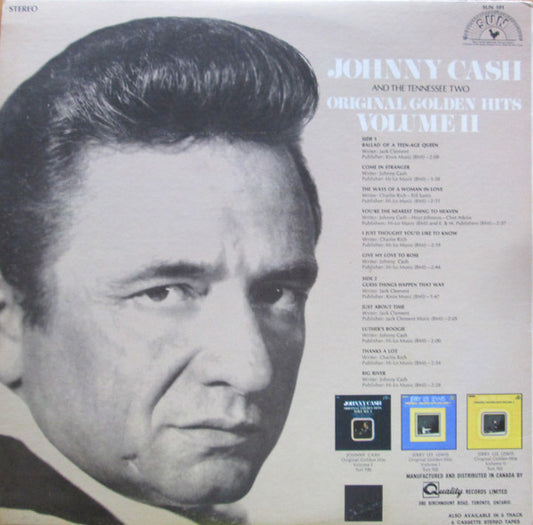 Johnny Cash & The Tennessee Two Original Golden Hits Volume II -1968 Folk,Country (vinyl)