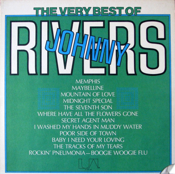 Johnny Rivers ‎– The Very Best Of Johnny Rivers 1974 Rock N Roll (vinyl)