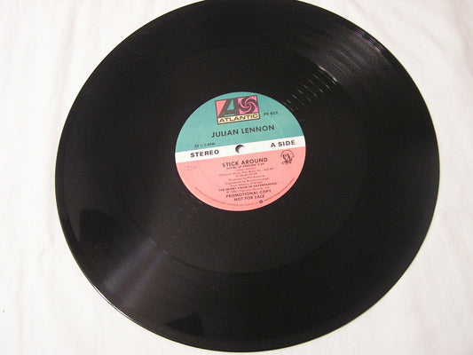 Julian Lennon 12" Promo Single -STICK AROUND - 12", Promo (vinyl)