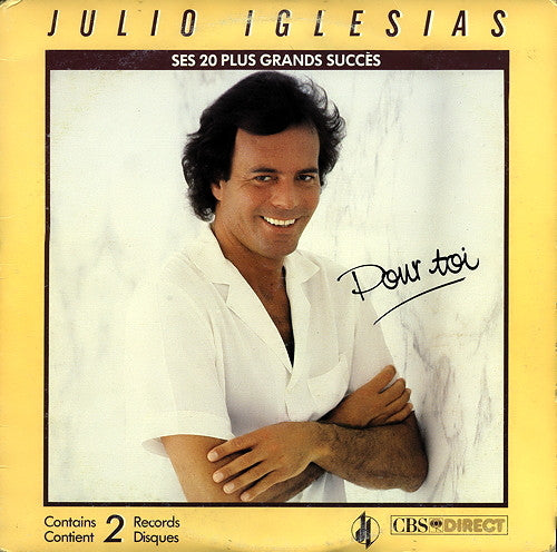 Julio Iglesias – Pour Toi - Ses 20 Plus Grands Succès - 2lps- 1982-	Latin, Pop, Folk, World, & Country Chanson (Vinyl)