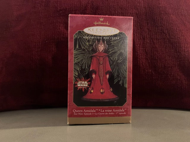 Hallmark Keepsake Queen Amidala STAR WARS Episode 1 Christmas Ornament 1999 New