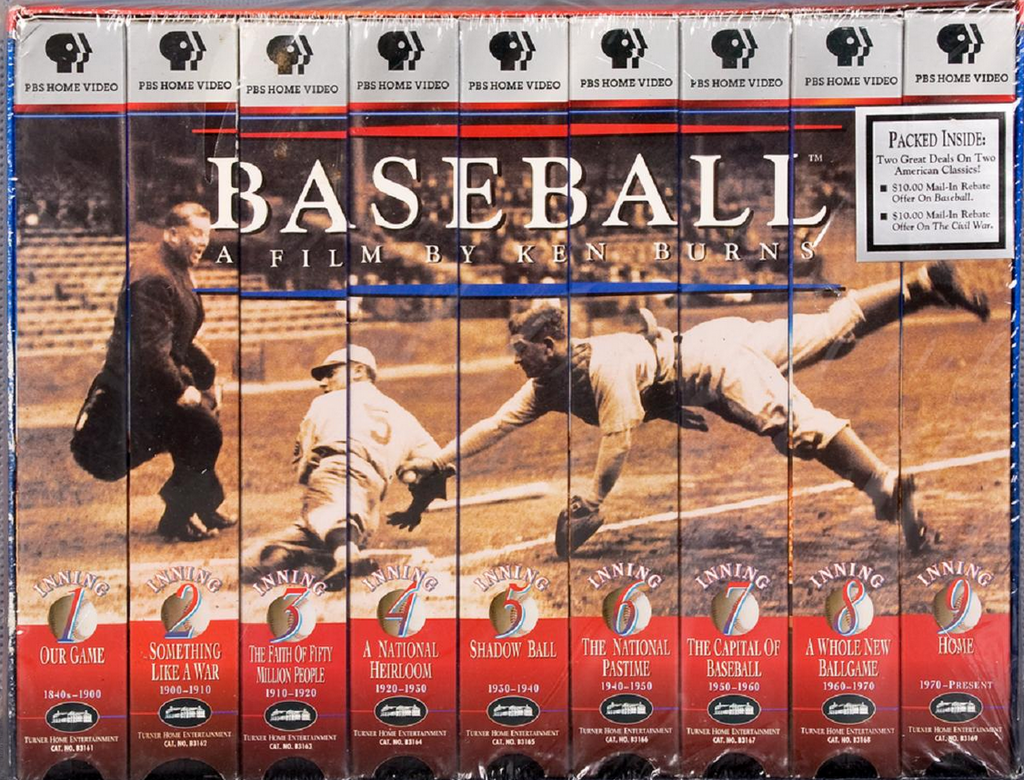 KEN BURNS ~ BASEBALL VHS SET ~ 9 VHS SET – Retro Revolution Records