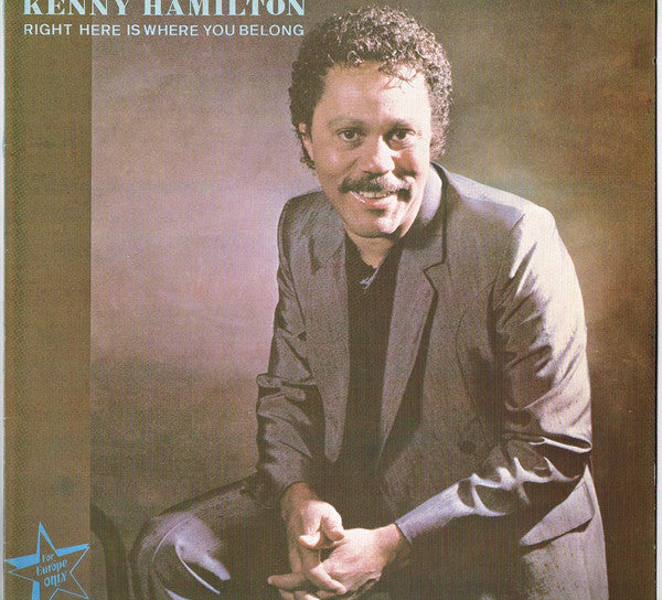 Kenny Hamilton  ‎– Right Here Is Where You Belong - 1985 (Clearnace Vinyl) NO COVER