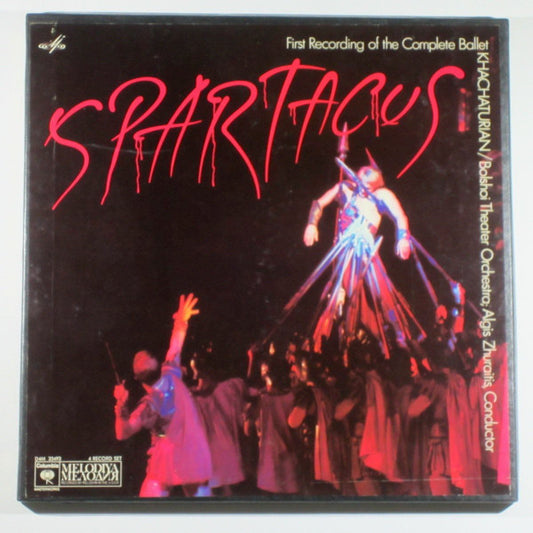 Khachaturian Bolshoi Theatre Orchestra / Algis Zuraitis The Complete Spartacus Ballet - 1975- Classical Set (Vinyl)