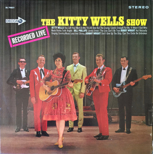 Kitty Wells ‎– The Kitty Wells Show -1967- Folk, World, & Country (vinyl)