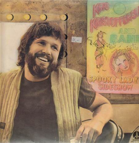 Kris Kristofferson ‎– Spooky Lady's Sideshow -1974- Country Rock (vinyl)