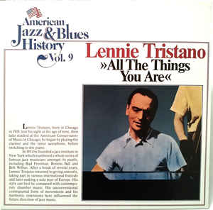 LENNIE TRISTANO - ALL THE THINGS YOU ARE  (TOBACCO ROAD, GERMANY) Jazz- (Import Vinyl)