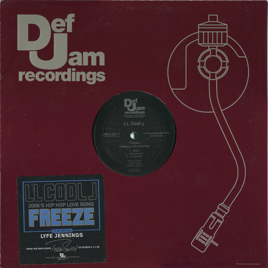 LL Cool J ‎– Freeze - 2006 Hip Hop ( Promo Single Vinyl )