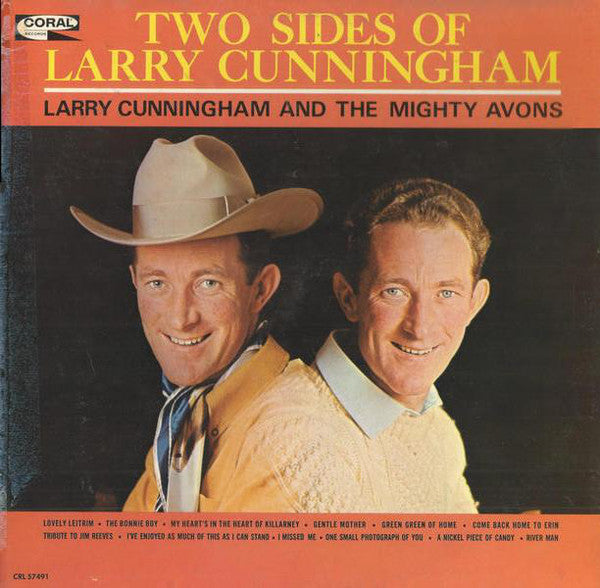 Larry Cunningham And The Mighty Avons ‎– Two Sides Of Larry Cunningham - 1966 Celtic, Country Folk (vinyl)
