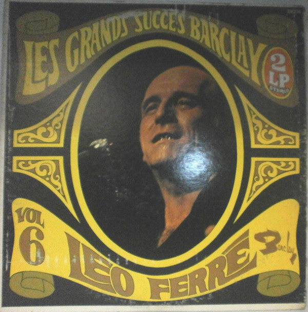 Léo Ferré ‎– Les Grand Succès Barclay Vol. 6 (2 lps)  Folk, World, & Country (rare vinyl)
