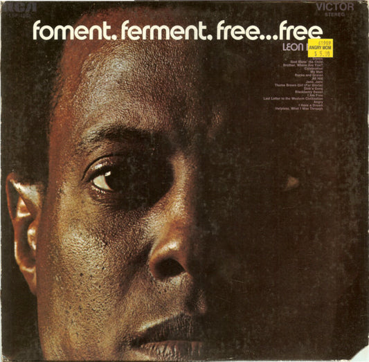 Leon Bibb ‎– Foment, Ferment, Free... Free -199-  Jazz, Funk / Soul, Non-Music  Poetry (vinyl)