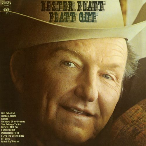 Lester Flatt ‎– Flatt Out -1970 , Folk, Bluegrass (Rare Vinyl)