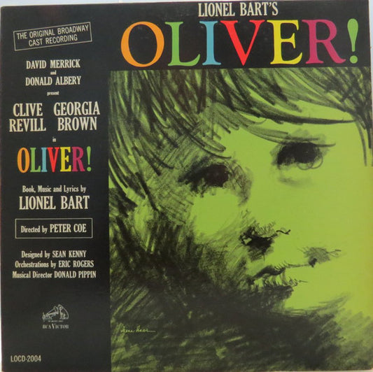 Lionel Bart ‎– Oliver! The Original Broadway Cast Recording-1963 -  Stage & Screen Musical (vinyl)