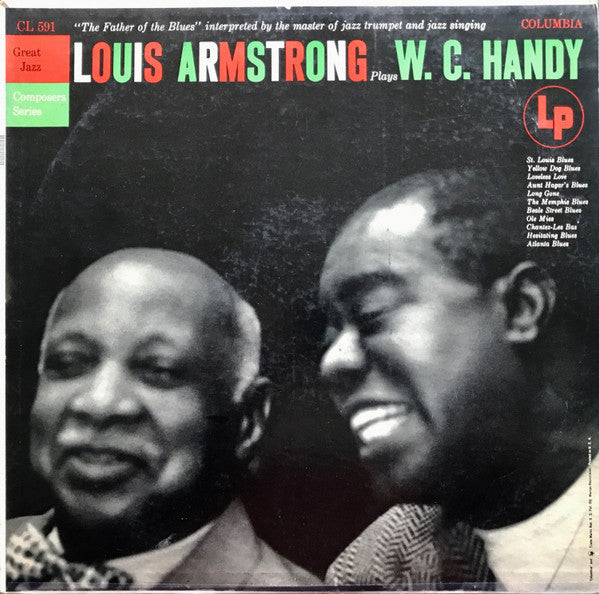 Louis Armstrong – Plays W.C. Handy - 1955-Jazz Vinyl, LP, Mono, Repress