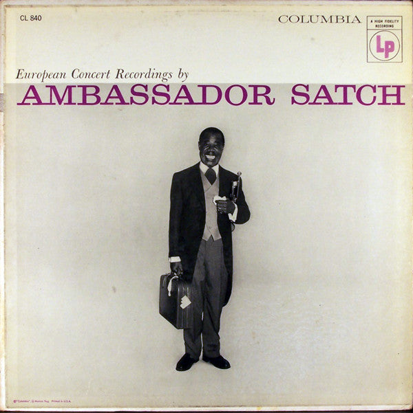 Louis Armstrong And His All-Stars ‎– Ambassador Satch -1956 - Dixieland, Swing Jazz (Rare Vinyl)